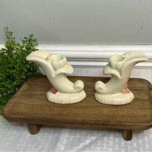 Elegant Cream Candle Holders